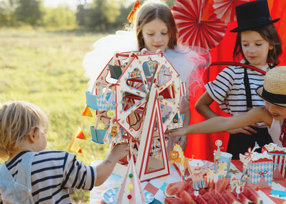 Présentoir à gourmandises grande roue – Cirque