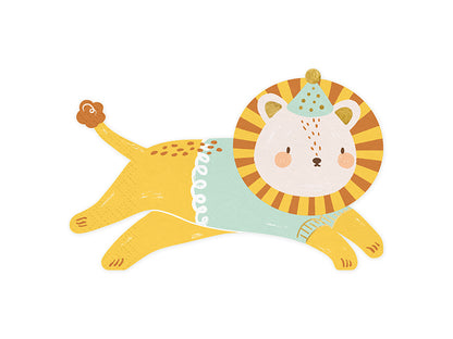 Serviettes lion – Lot de 20 – Anniversaire Safari