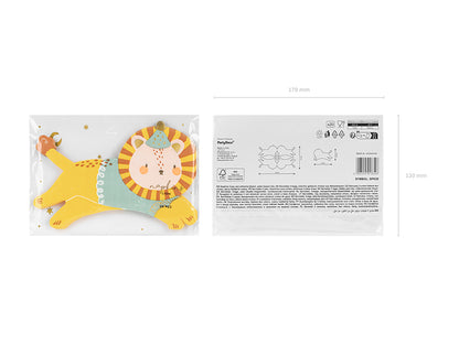 Serviettes lion – Lot de 20 – Anniversaire Safari