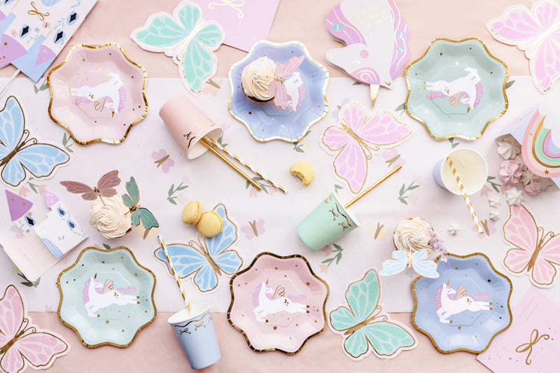 Serviettes Papillon, assortiment, 16x12 cm – lot de 12 pièces