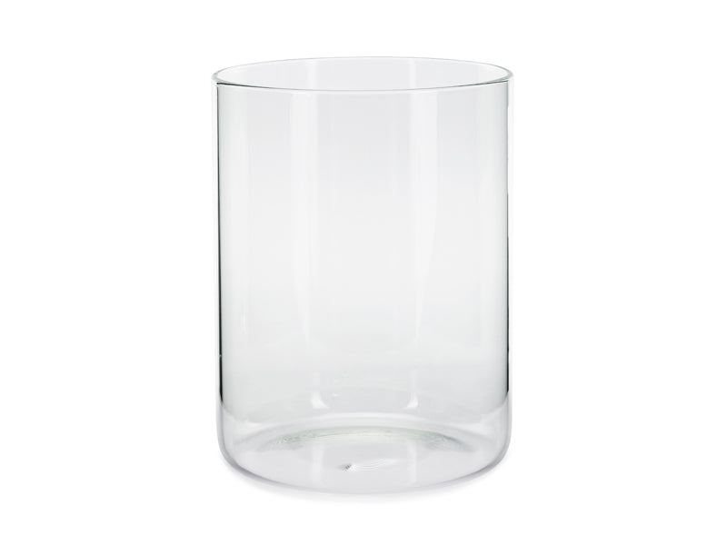 Photophore tube en verre pour bougie – 13 × 17 cm