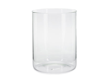 Photophore tube en verre pour bougie – 13 × 17 cm