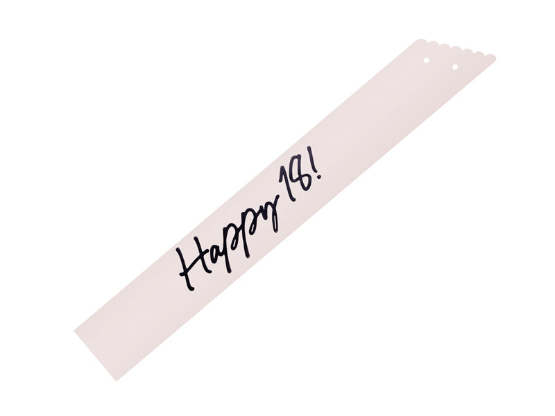 Écharpe Happy 18, crème, 76 cm