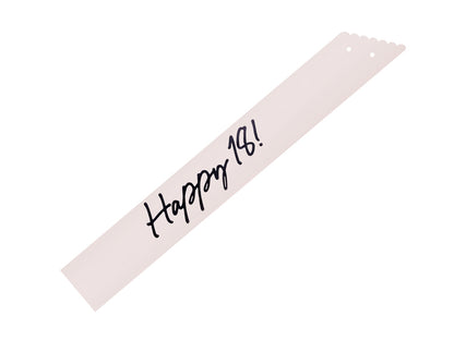Écharpe Happy 18, crème, 76 cm