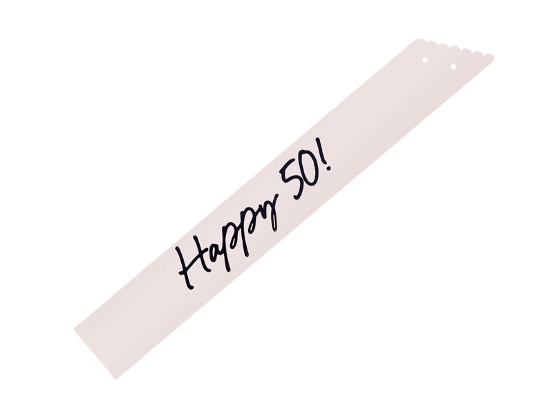 Écharpe Happy 50, crème, 76 cm