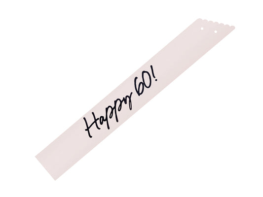 Écharpe Happy 60, crème, 76 cm