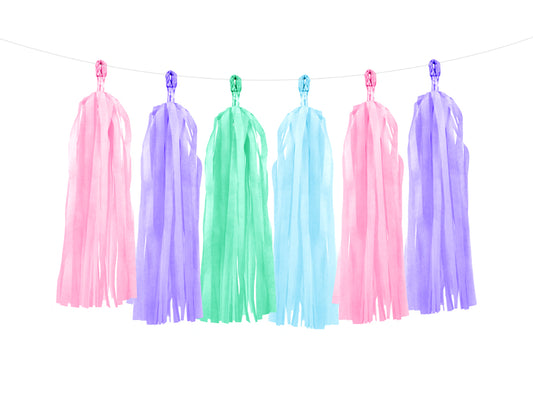 Guirlande de pompon assortis – Atelier Romy