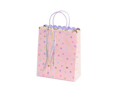 Sacs cadeaux étoiles, assortiment, 26x32x13cm
