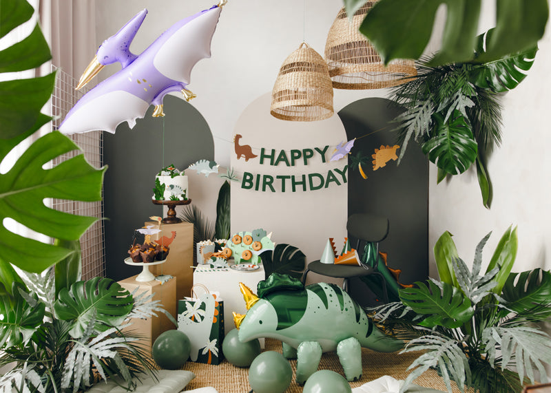 Sac cadeau Dinosauree, 10x24x37 cm, multicolore