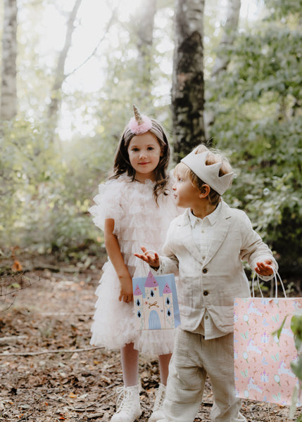 Sac cadeau Licorne, 24 x 10 x 32 cm, assortiment
