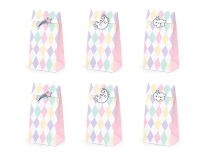 Sachet de friandises Licorne – lot de 6 pièces