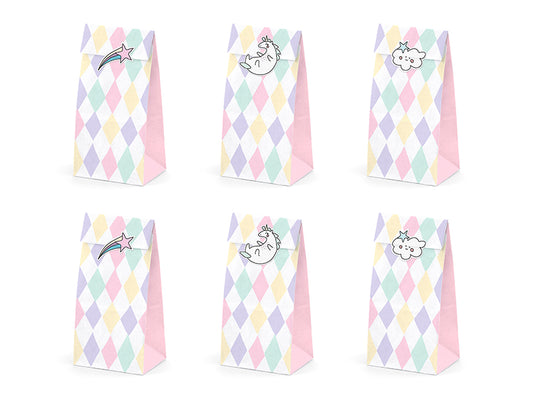 Sachet de friandises Licorne – lot de 6 pièces