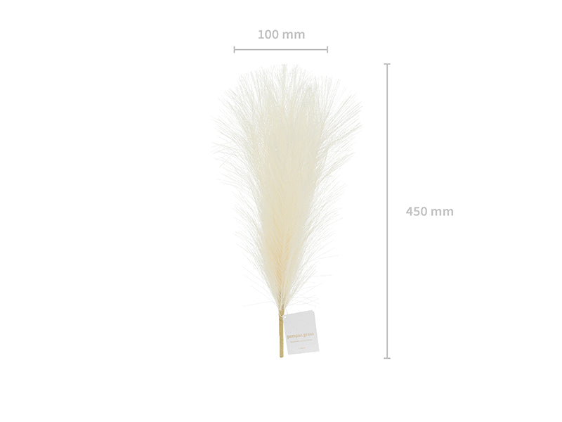 Herbe de pampa artificielle crème 45 cm