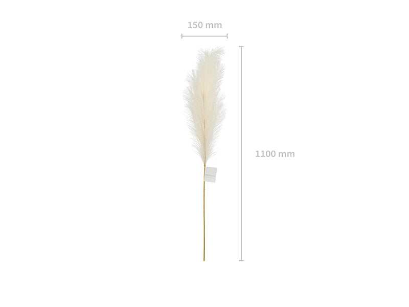 Herbe de pampa artificielle crème 110 cm