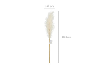 Herbe de pampa artificielle crème 110 cm