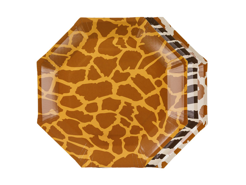 Assiettes Safari à pois 23 cm – Lot de 6