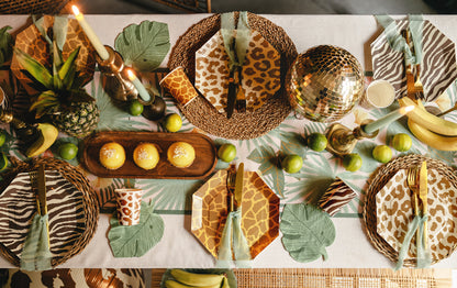 Assiettes Safari à pois 23 cm – Lot de 6