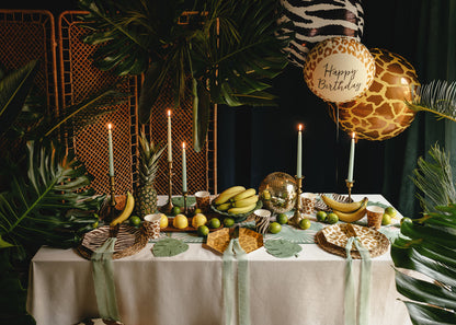 Assiettes Safari à pois 23 cm – Lot de 6