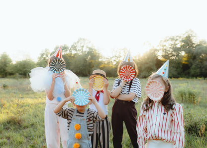 Assiettes rayées Cirque – Lot de 6