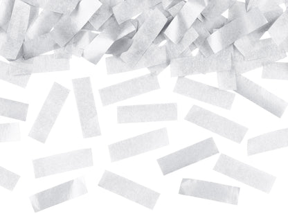 Canon à confettis avec confettis, 40 cm, argent – Déco anniversaire Dino