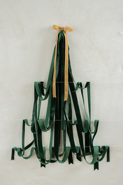 Ruban en velours vert bouteille, 15mm/10m