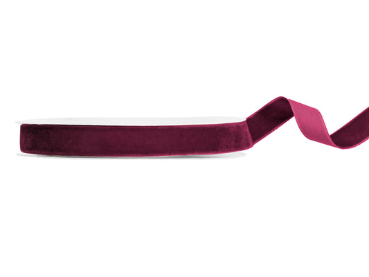 Ruban en velours violet, 15mm/10m
