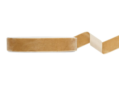 Ruban en velours or froid, 25mm/10m