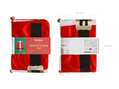 Sac à cadeaux du Père Noël, mix, 50x70cm