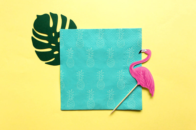 Marque-places feuilles Monstera – Lot de 6