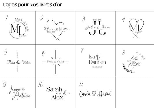 Livre d'or kraft ruban