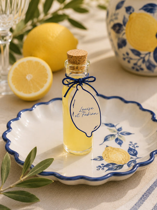Étiquettes citron - lots de 10