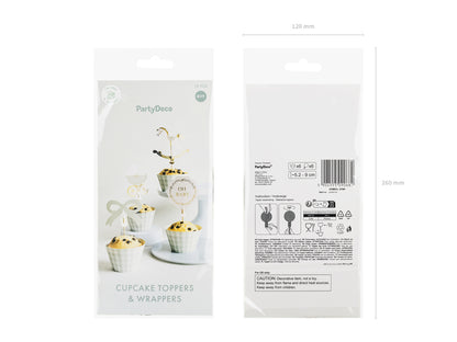 Ensemble pour Muffins Oh Baby, multicolore – lot de 6 pièces