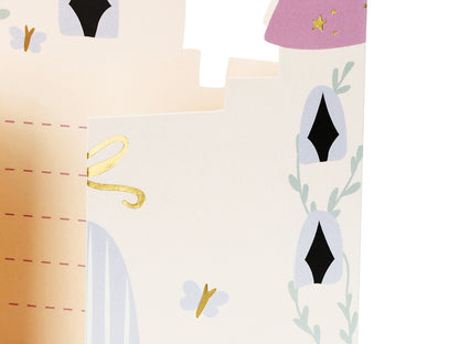 Invitation Château, 12,5x15,5 cm, assortiment – lot de 6 pièces