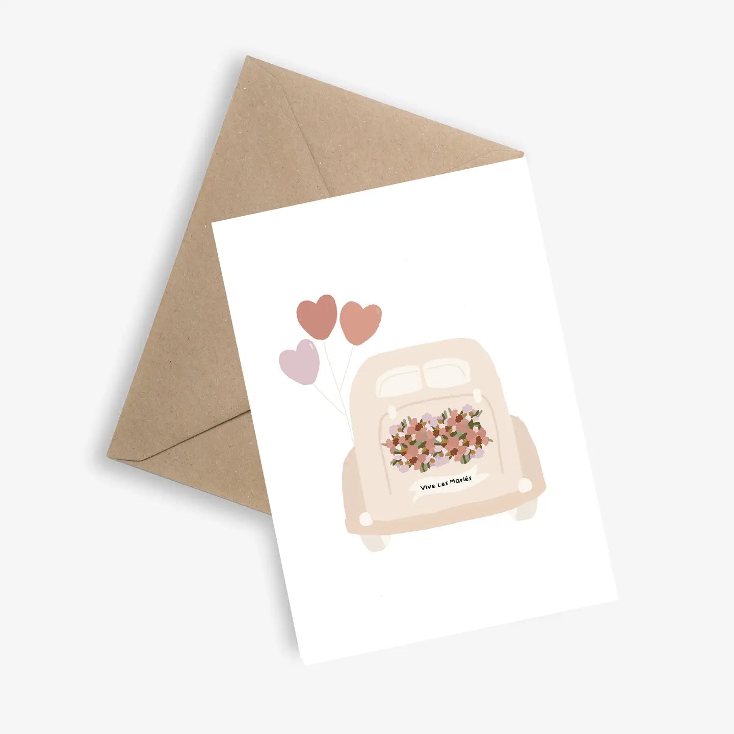 Carte mariage - "Vive les mariés"