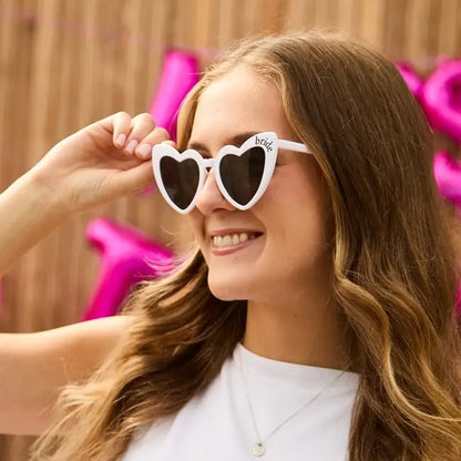 Lunettes cœur " bride "