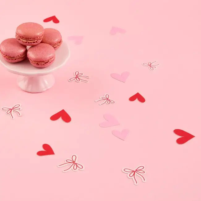 Confettis coeur et noeud - 14g