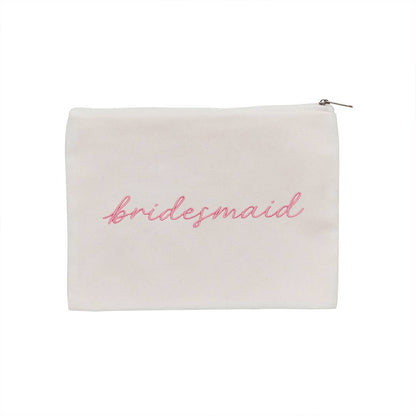 Pochette en coton pour demoiselle d'honneur