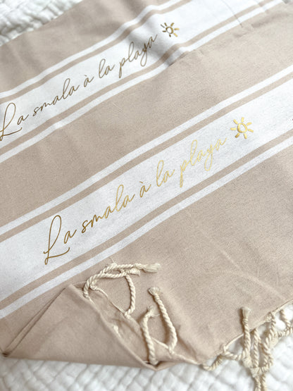 Fouta classique "beige"