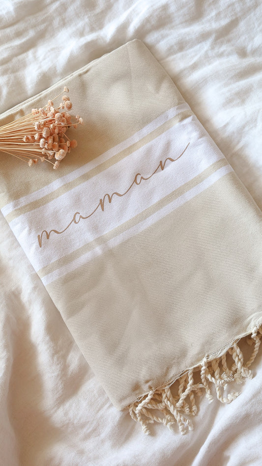 Fouta classique "beige"