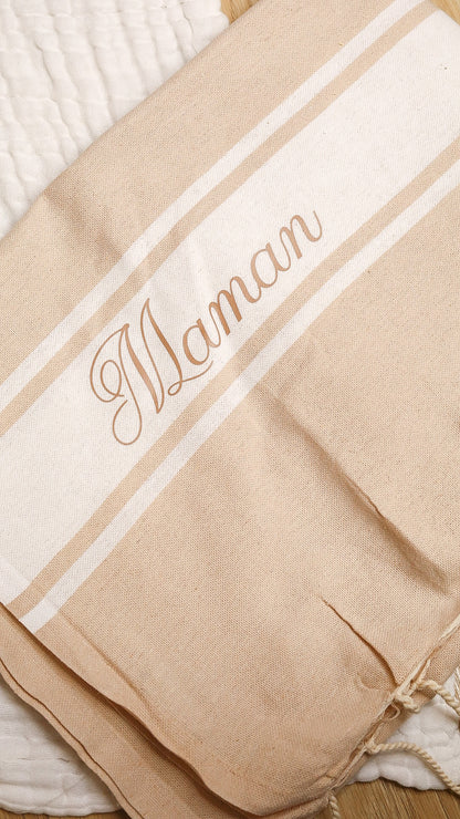 Fouta classique "beige"