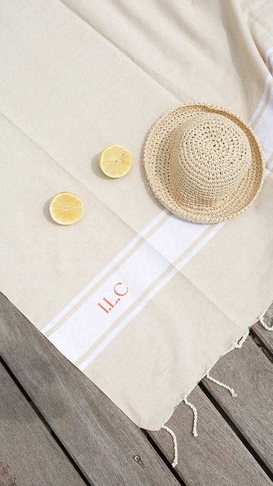 Fouta classique "beige"