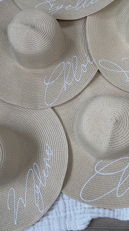 Chapeau paille adultes