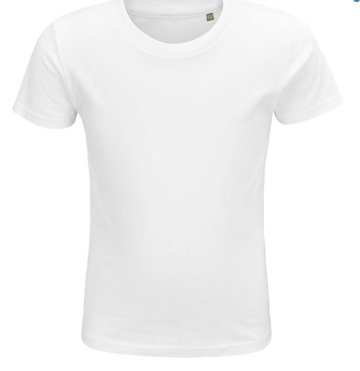 Tee shirt blanc enfant "Duo"