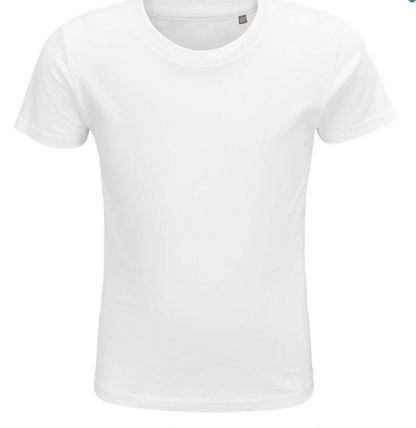 Tee shirt blanc enfant "Duo"