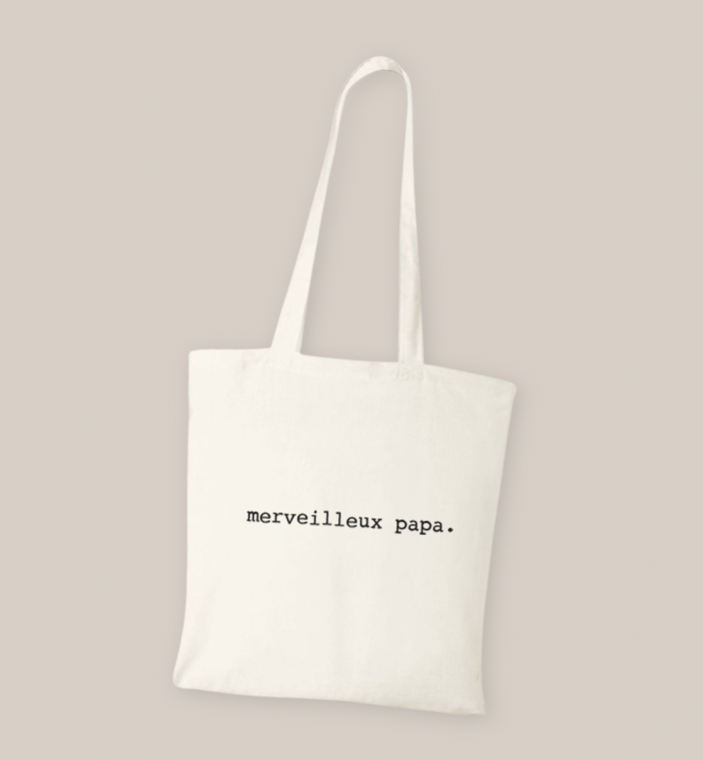 Tote bag coton "Message texte"