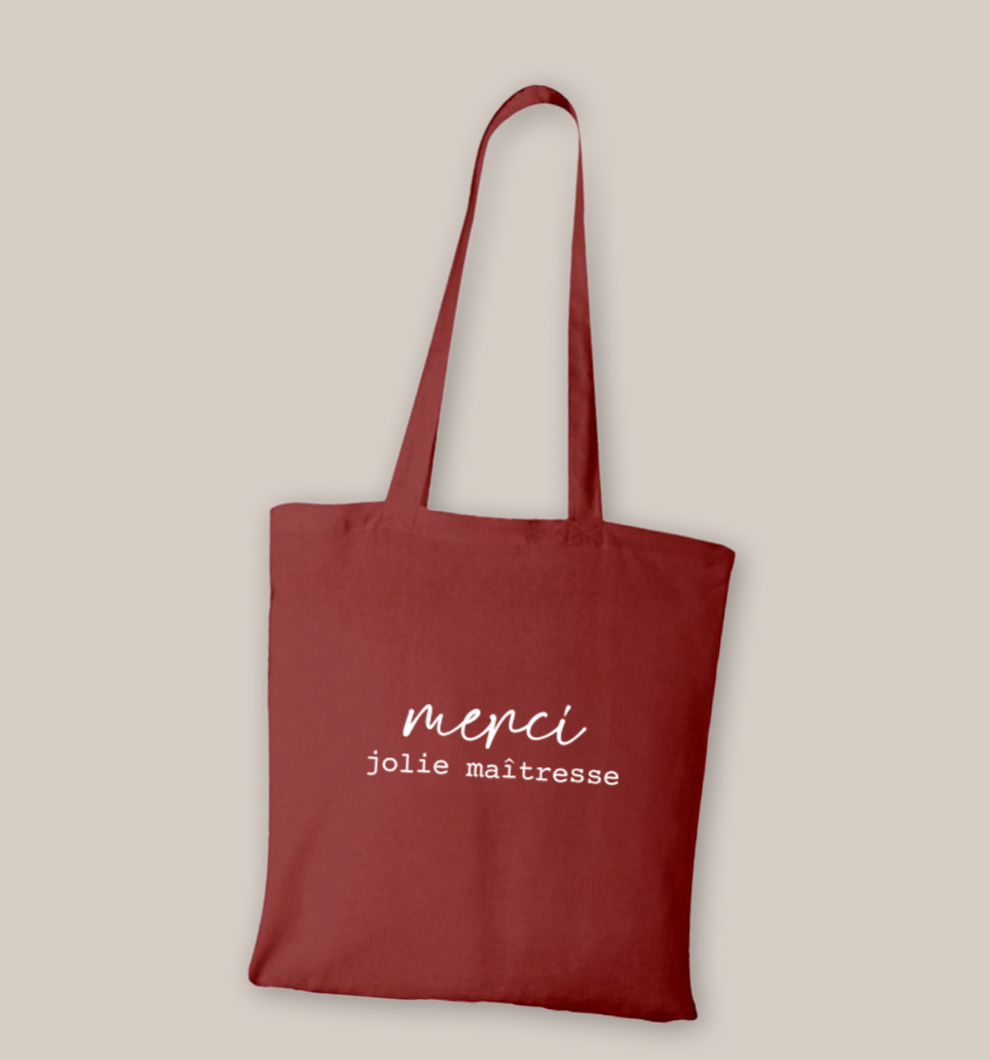 Tote bag coton "Message texte"