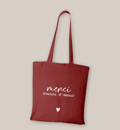 Tote bag coton "Merci"