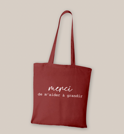 Tote bag coton "Merci"