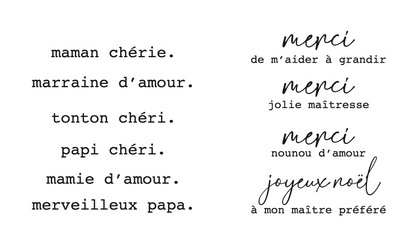 Tote bag coton "Message texte"