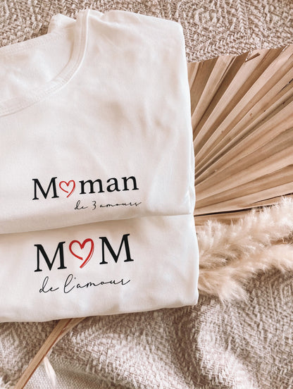 Tee shirt "Collection Mom ou Maman"